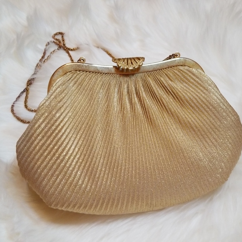 Vintage Gold Evening Bag